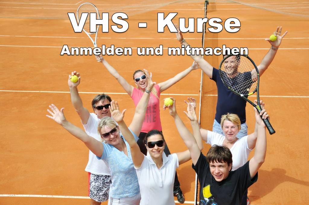 VHS-Kurse: Jetzt mit Tennis starten