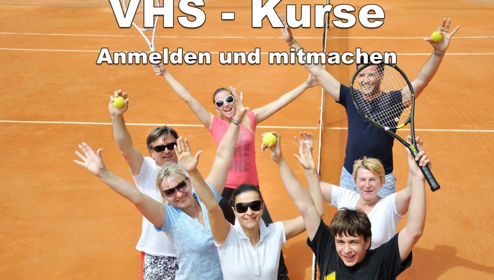 VHS-Kurse: Jetzt mit Tennis starten